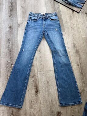 KanCan Women's Blue Flared Jeans Size 5/26